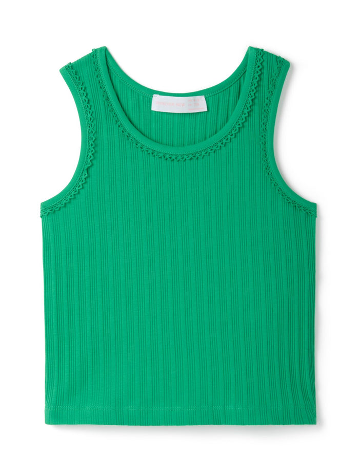 Tessa Girls Rib Tank Top Forever New