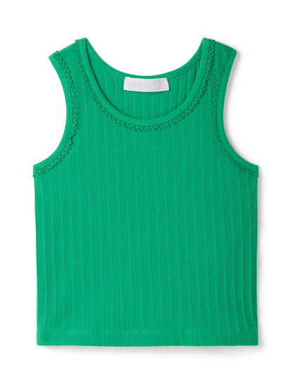 Tessa Girls Rib Tank Top Forever New
