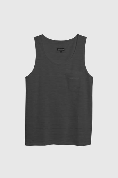 Textured Tank Tank Tops - Back