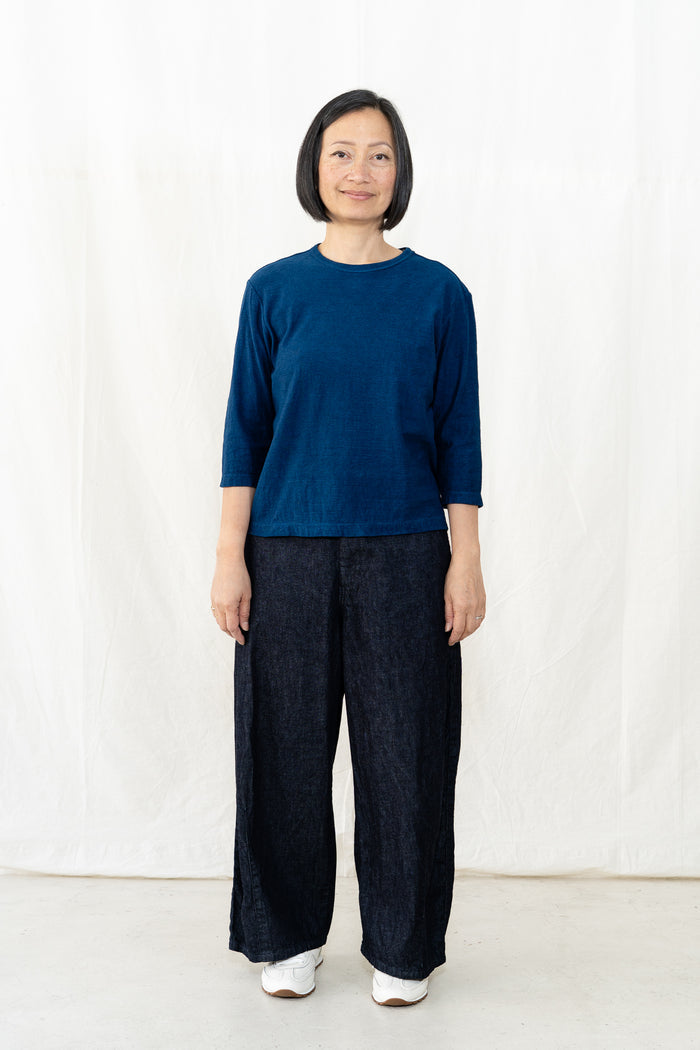 TEZOMEYA Women's 3/4 Sleeve Box Tee
