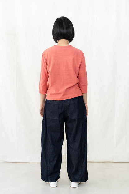 TEZOMEYA Women's 3/4 Sleeve Box Tee