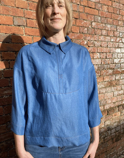 The Bib Shirt, The Avid Seamstress Sewing Pattern