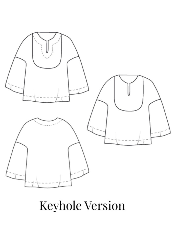 The Bib Shirt, The Avid Seamstress Sewing Pattern