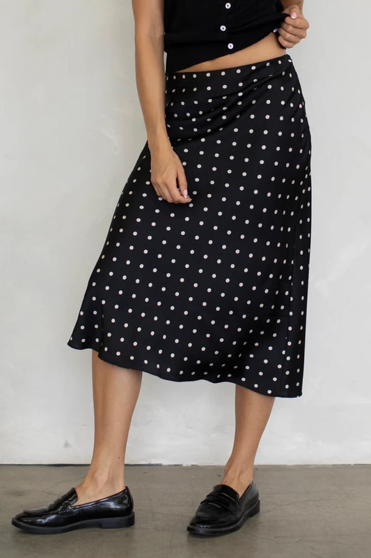 The Selena Polka Dot Skirt