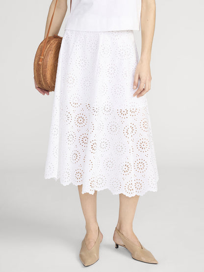 Skirt On Model Crop