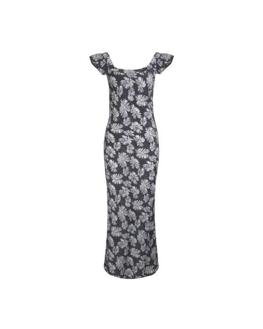 THEA DRESS DENIM DAISY