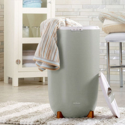 Extra large towel warmer bucket with lid
Towel warmer bucket with free Ocean Blue spa towels Compact towel warmer for bathroom or spa Heated towel bucket for oversized bath towels Towel warmer with timer control panel Spa towel warmer bucket in bathroom