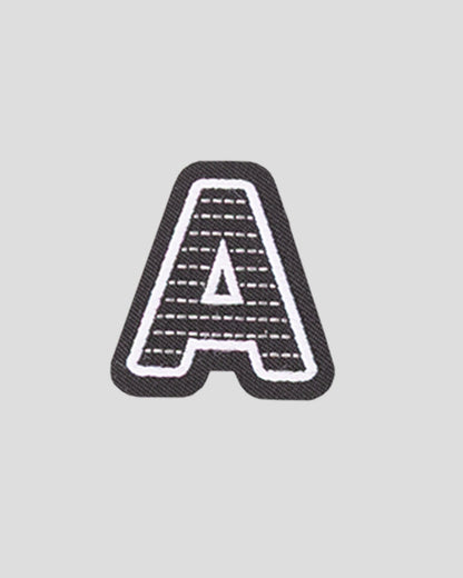 Trailhead Badge - Letters -  Black