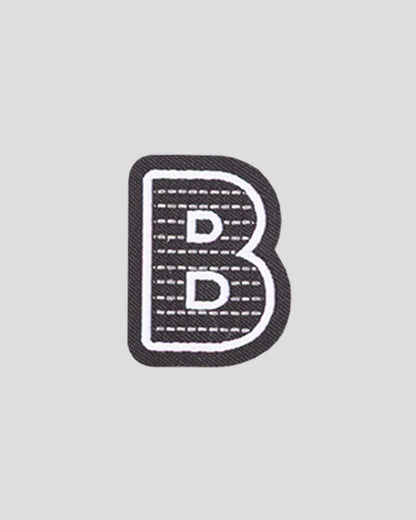 Trailhead Badge - Letters -  Black