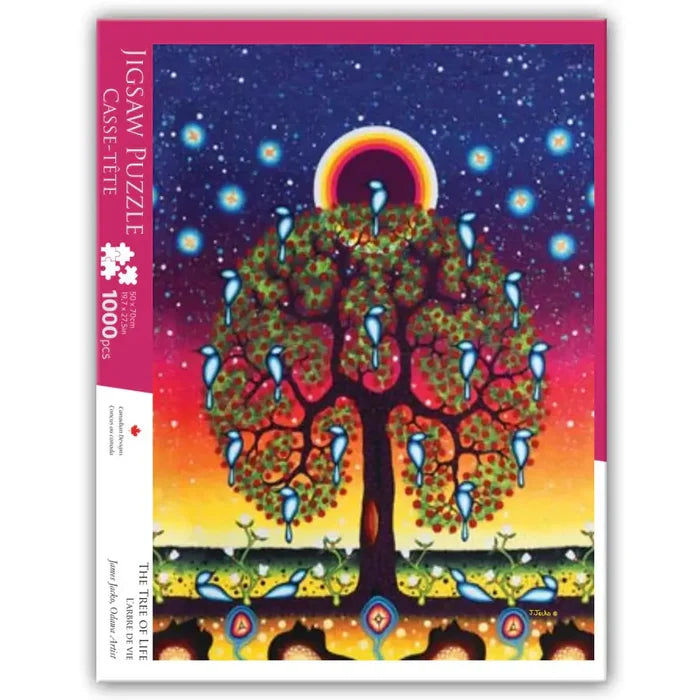 Tree of Life - 1000 Piece Jigsaw Puzzle featuring vibrant artwork by James Jacko.