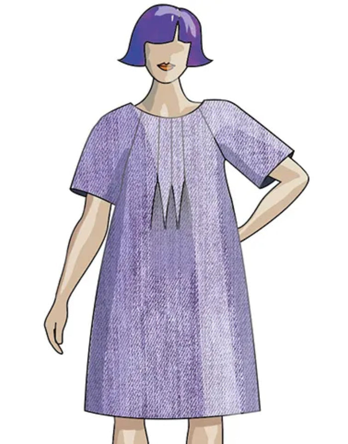 Triple Tuck Smock Paper Sewing Pattern, Sew Different
