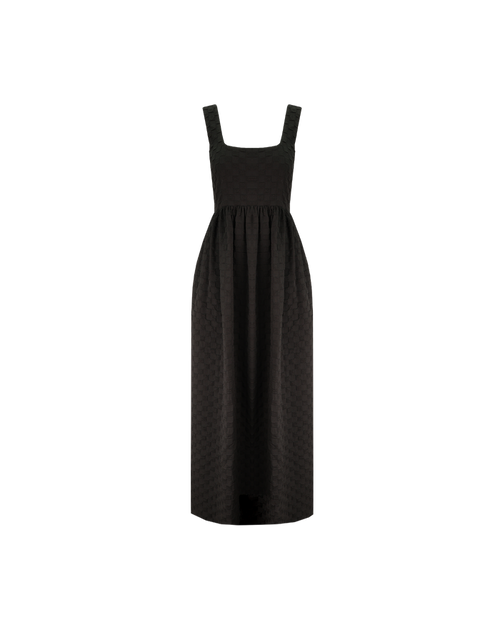 TULIP MAXI DRESS BLACK