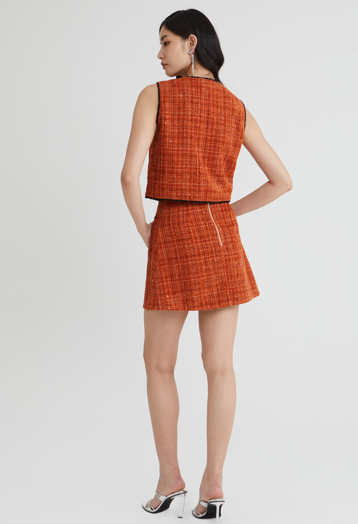 Tweed Charm Mini Skirt