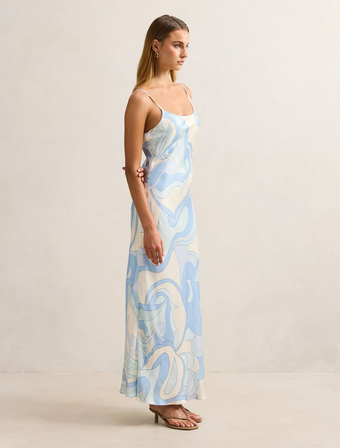 Violet Strappy Slip Dress Forever New