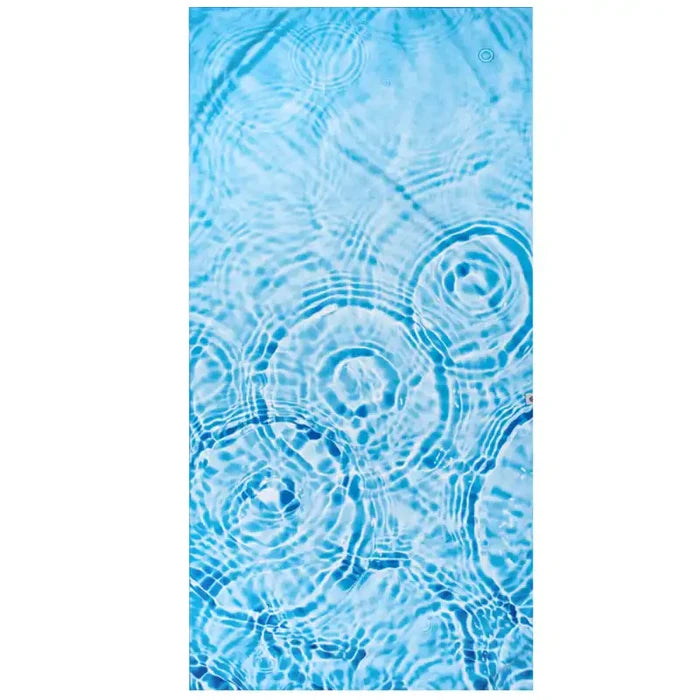 Waci Microfiber Towel: water ripple print