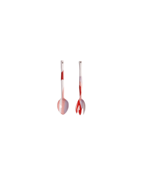 WASCO SALAD SERVER SET PINK