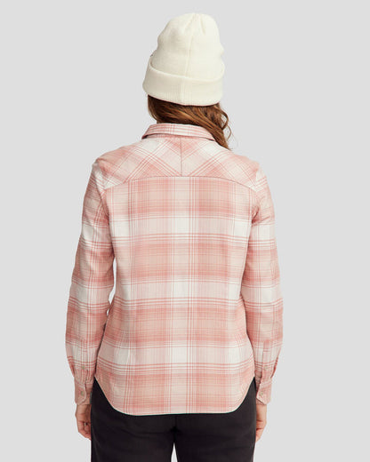 Women's Carrillon HF Long Sleeve Shirt  - Shadow Plaid Mineral