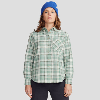 Women's Fyfe L/S Shirt - Deep Forest Plaid