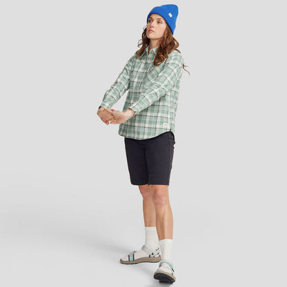 Women's Fyfe L/S Shirt - Deep Forest Plaid