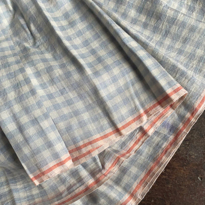 Women's Handloomed Silk/Cotton Sylvia Dress - Grey Chateau Check