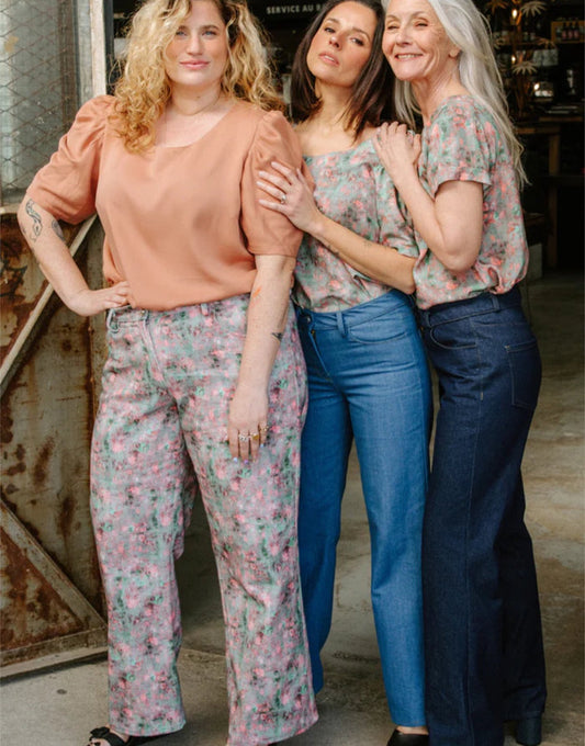 Worn Jeans Paper Sewing Pattern, Maison Fauve