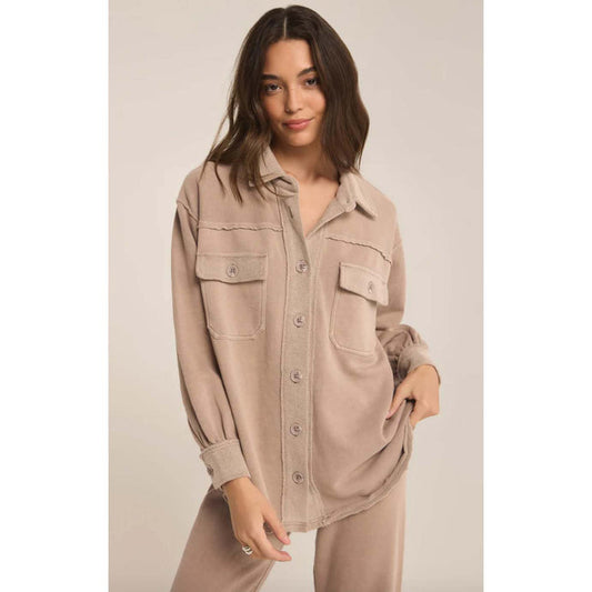 Z Supply - Abbott, Long Line Jacket 3146 - Latte - SALE